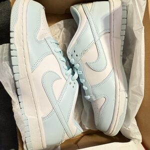 Nike Kids Sneakers in Light Blue and White